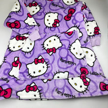 Load image into Gallery viewer, Girls San Rio, Hello Kitty thick fleece oversized hoodie sweater, L: 74cm, EUC, size 6-10,  