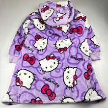 Load image into Gallery viewer, Girls San Rio, Hello Kitty thick fleece oversized hoodie sweater, L: 74cm, EUC, size 6-10,  