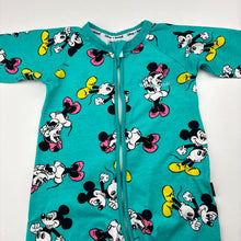 Load image into Gallery viewer, Unisex Bonds, Ltd Edition Disney Mickey &amp; Minnie zip wondersuit / zippy / romper, EUC, size 0,  