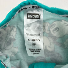 Load image into Gallery viewer, Unisex Bonds, Ltd Edition Disney Mickey &amp; Minnie zip wondersuit / zippy / romper, EUC, size 0,  