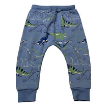 Load image into Gallery viewer, Boys Dymples, fleece lined track pants, dinosaurs, FUC, size 1,  
