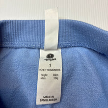 Load image into Gallery viewer, Boys Dymples, fleece lined track pants, dinosaurs, FUC, size 1,  