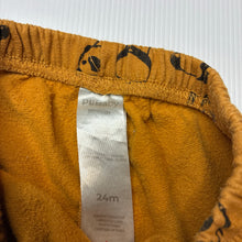 Load image into Gallery viewer, Unisex PL:Baby, fleece lined pants, elasticated, pandas, FUC, size 2,  