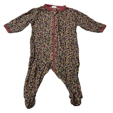 Load image into Gallery viewer, Girls Baby Berry, floral cotton zip coverall / romper, EUC, size 0000,  