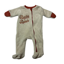 Load image into Gallery viewer, Unisex Baby Berry, soft fleece zip coverall / romper, GUC, size 000,  