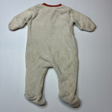 Load image into Gallery viewer, Unisex Baby Berry, soft fleece zip coverall / romper, GUC, size 000,  