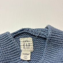 Load image into Gallery viewer, Unisex GAP, knitted cotton hooded cardigan, FUC, size 00,  