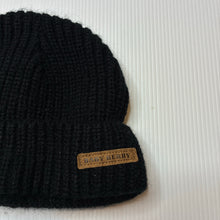 Load image into Gallery viewer, Boys Baby Berry, black knitted hat / beanie, GUC, size 000-00,  