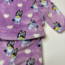Load image into Gallery viewer, Unisex BLUEY, fleece winter pyjamas, GUC, size 1,  