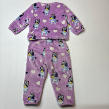 Load image into Gallery viewer, Unisex BLUEY, fleece winter pyjamas, GUC, size 1,  