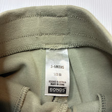 Load image into Gallery viewer, Unisex Bonds, green Tech Sweats track pants, elasticated, EUC, size 00,  