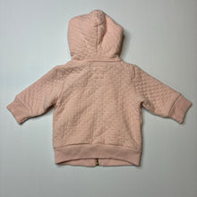 Load image into Gallery viewer, Girls Country Road, quilted zip hoodie sweater, EUC, size 000,  