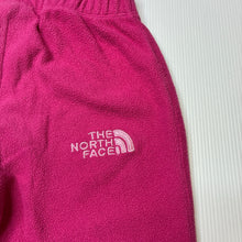 Load image into Gallery viewer, Girls THE NORTH FACE, pink fleece pants / bottoms, elasticated, GUC, size 1,  