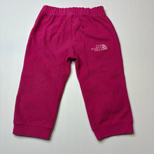 Load image into Gallery viewer, Girls THE NORTH FACE, pink fleece pants / bottoms, elasticated, GUC, size 1,  