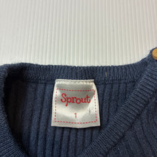 Load image into Gallery viewer, Unisex Sprout, ribbed stretchy knit top, EUC, size 1,  