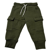 Load image into Gallery viewer, Boys Anko, fleece lined cargo track pants, elasticated, GUC, size 1,  