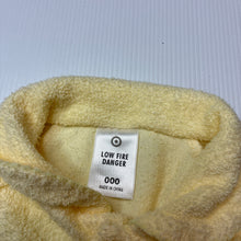 Load image into Gallery viewer, Unisex Target, yellow terry coverall / romper, EUC, size 000,  