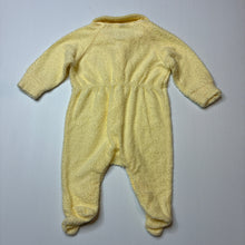 Load image into Gallery viewer, Unisex Target, yellow terry coverall / romper, EUC, size 000,  