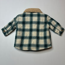 Load image into Gallery viewer, Boys Baby Berry, fleece lined cotton long sleeve shirt, EUC, size 000,  