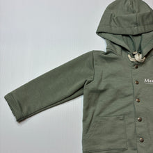 Load image into Gallery viewer, Unisex MEERKAT, soft feel long sleeve hooded top, GUC, size 0,  