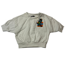 Load image into Gallery viewer, Boys Next, fleece lined sweater / jumper, dinosaur, GUC, size 00,  