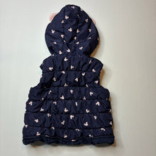 Load image into Gallery viewer, Girls Disney, Minnie Mouse hooded puffer vest, GUC, size 2,  
