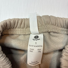 Load image into Gallery viewer, Boys Dymples, fleece lined cargo track pants, elasticated, GUC, size 1,  