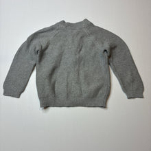 Load image into Gallery viewer, Boys Zara, grey knitted cotton zip up sweater, GUC, size 2-3,  