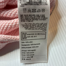 Load image into Gallery viewer, Girls Joules, pink knitted cotton hooded cardigan, EUC, size 0000,  
