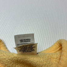 Load image into Gallery viewer, Girls Carters, yellow soft fleece romper, GUC, size 6 months,  