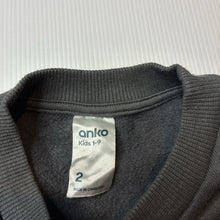 Load image into Gallery viewer, Boys Anko, grey fleece lined sweater / jumper, GUC, size 2,  