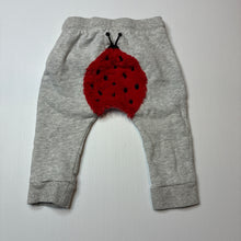 Load image into Gallery viewer, Unisex Seed, grey marle cotton pants / bottoms, ladybird, pilling, FUC, size 0,  