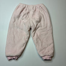 Load image into Gallery viewer, Girls Hoy Dak, wadded velour pants, elasticated, GUC, size 1,  