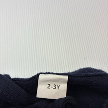 Load image into Gallery viewer, Boys navy, fleece lined hooded vest, EUC, size 2-3,  