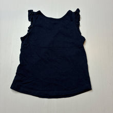 Load image into Gallery viewer, Girls Anko, navy cotton Christmas top, EUC, size 1,  