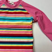 Load image into Gallery viewer, Girls Pumpkin Patch, long sleeve rashie / swim top, EUC, size 00,  