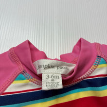 Load image into Gallery viewer, Girls Pumpkin Patch, long sleeve rashie / swim top, EUC, size 00,  