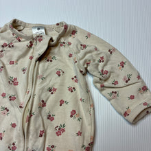 Load image into Gallery viewer, Girls Target, organic cotton blend zip coverall / romper, EUC, size 0000,  