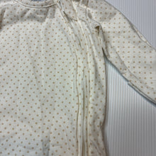 Load image into Gallery viewer, Unisex Target, stretchy organic cotton blend zip coverall / romper, EUC, size 0000,  