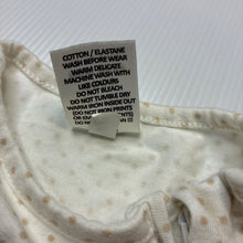 Load image into Gallery viewer, Unisex Target, stretchy organic cotton blend zip coverall / romper, EUC, size 0000,  