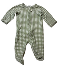 Load image into Gallery viewer, Unisex Target, stretchy organic cotton blend zip coverall / romper, EUC, size 0000,  
