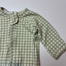 Load image into Gallery viewer, Unisex Target, stretchy organic cotton blend zip coverall / romper, EUC, size 0000,  