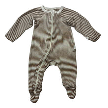 Load image into Gallery viewer, Unisex purebaby, soft feel organic cotton zip coverall / romper, EUC, size 0000,  