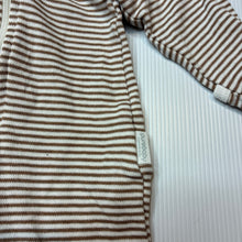 Load image into Gallery viewer, Unisex purebaby, soft feel organic cotton zip coverall / romper, EUC, size 0000,  