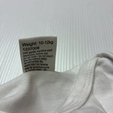 Load image into Gallery viewer, Unisex Baby Berry, white cotton bodysuit / romper, GUC, size 1,  