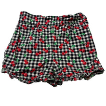 Load image into Gallery viewer, Girls lightweight, cotton shorts, elasticated, cherries, EUC, size 2,  
