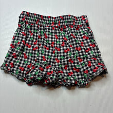 Load image into Gallery viewer, Girls lightweight, cotton shorts, elasticated, cherries, EUC, size 2,  