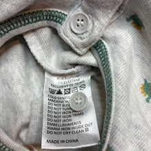 Load image into Gallery viewer, Boys Fox &amp; Finch, soft feel stretchy romper, dinosaurs, EUC, size 000,  