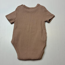 Load image into Gallery viewer, Unisex WITH LOVE FOR KIDS, ribbed stretchy bodysuit / romper, EUC, size 000,  