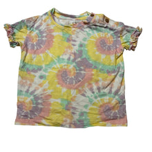 Load image into Gallery viewer, Girls Dymples, tie dyed stretchy tee / top, EUC, size 1,  